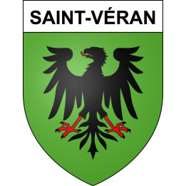 Saint-Véran Sticker wappen, gelsenkirchen, augsburg, klebender aufkleber