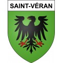 Stickers coat of arms Saint-Véran adhesive sticker