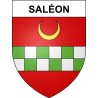 Pegatinas escudo de armas de Saléon adhesivo de la etiqueta engomada