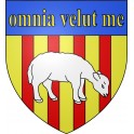 Pegatinas escudo de armas de Savournon adhesivo de la etiqueta engomada