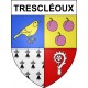 Trescléoux 05 ville sticker blason écusson autocollant adhésif