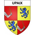 Stickers coat of arms Upaix adhesive sticker