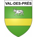 Pegatinas escudo de armas de Val-des-Prés adhesivo de la etiqueta engomada