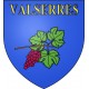 Stickers coat of arms Valserres adhesive sticker