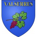 Pegatinas escudo de armas de Valserres adhesivo de la etiqueta engomada