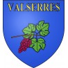Valserres 05 ville sticker blason écusson autocollant adhésif