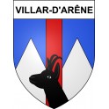 Villar-d'Arêne Sticker wappen, gelsenkirchen, augsburg, klebender aufkleber