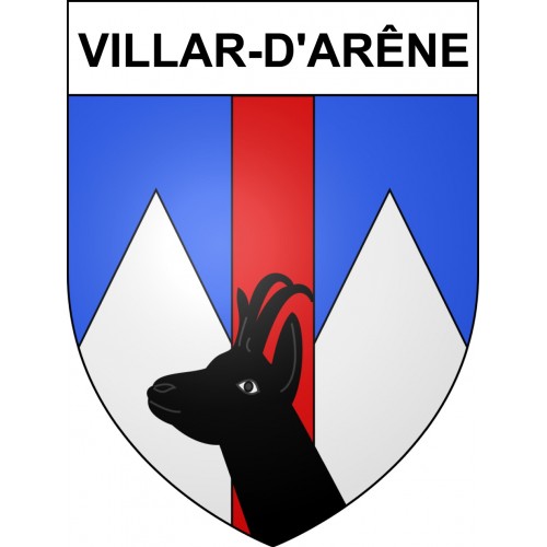 Adesivi stemma Villar-d'Arêne adesivo