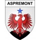 Pegatinas escudo de armas de Aspremont adhesivo de la etiqueta engomada