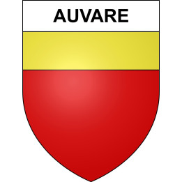 Stickers coat of arms Auvare adhesive sticker