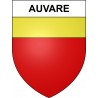 Stickers coat of arms Auvare adhesive sticker