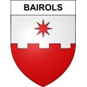Pegatinas escudo de armas de Bairols adhesivo de la etiqueta engomada