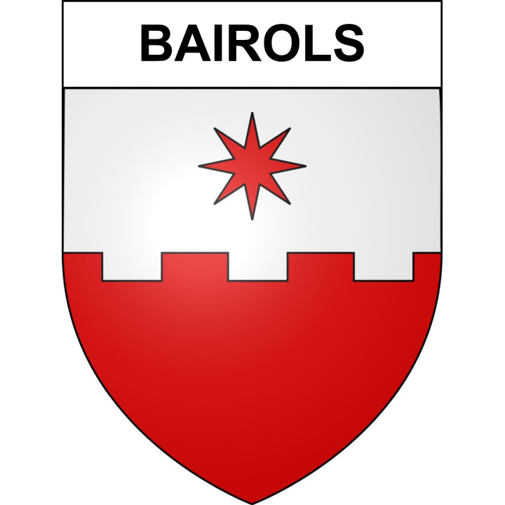 Stickers coat of arms Bairols adhesive sticker