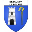 Bézaudun-les-Alpes Sticker wappen, gelsenkirchen, augsburg, klebender aufkleber