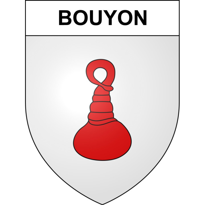 Stickers coat of arms Bouyon adhesive sticker