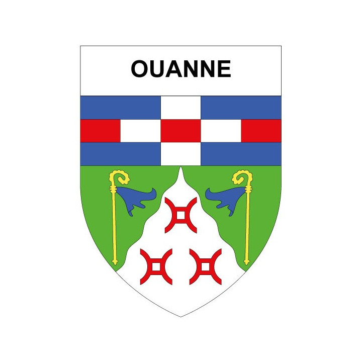 Stickers coat of arms Auvare adhesive sticker