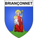 Briançonnet Sticker wappen, gelsenkirchen, augsburg, klebender aufkleber