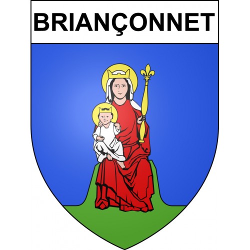 Stickers coat of arms Briançonnet adhesive sticker