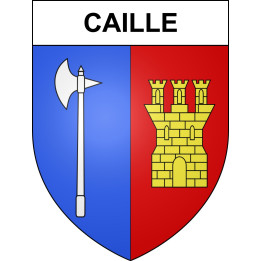 Caille Sticker wappen, gelsenkirchen, augsburg, klebender aufkleber