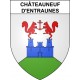 Stickers coat of arms Châteauneuf-d'Entraunes adhesive sticker