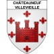 Châteauneuf-Villevieille 06 ville sticker blason écusson autocollant adhésif