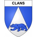 Clans Sticker wappen, gelsenkirchen, augsburg, klebender aufkleber