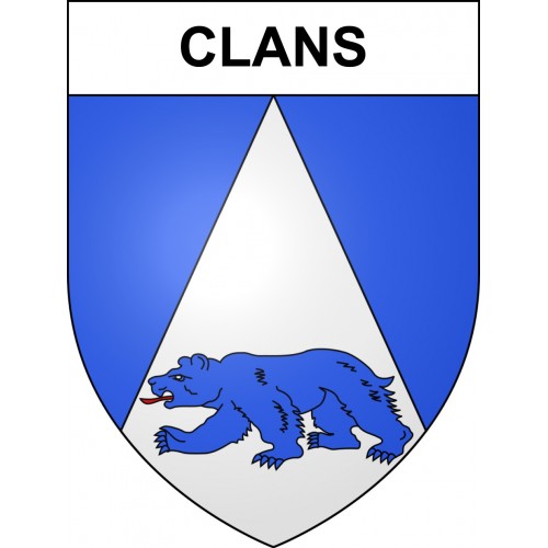 Clans 06 ville sticker blason écusson autocollant adhésif