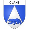 Clans 06 ville sticker blason écusson autocollant adhésif