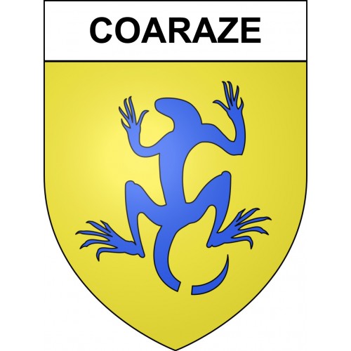 Coaraze 06 ville sticker blason écusson autocollant adhésif