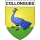 Collongues 06 ville sticker blason écusson autocollant adhésif