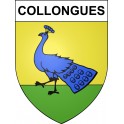 Collongues 06 ville sticker blason écusson autocollant adhésif
