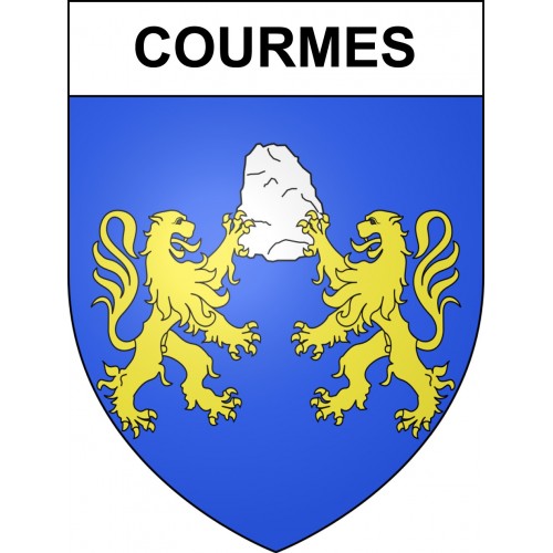 Courmes Sticker wappen, gelsenkirchen, augsburg, klebender aufkleber
