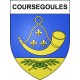 Coursegoules 06 ville sticker blason écusson autocollant adhésif