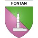 Fontan 06 ville sticker blason écusson autocollant adhésif