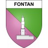 Fontan 06 ville sticker blason écusson autocollant adhésif