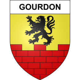 Gourdon Sticker wappen, gelsenkirchen, augsburg, klebender aufkleber