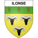 Pegatinas escudo de armas de Ilonse adhesivo de la etiqueta engomada