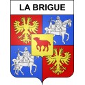La Brigue 06 ville sticker blason écusson autocollant adhésif