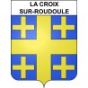 La Croix-sur-Roudoule 06 ville sticker blason écusson autocollant adhésif