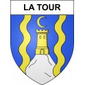 La Tour 06 ville sticker blason écusson autocollant adhésif