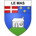 Stickers coat of arms Le Mas adhesive sticker
