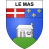 Le Mas 06 ville sticker blason écusson autocollant adhésif