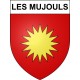 Les Mujouls 06 ville sticker blason écusson autocollant adhésif