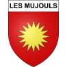 Stickers coat of arms Les Mujouls adhesive sticker