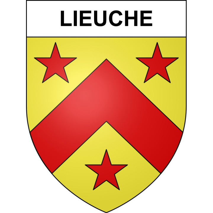 Lieuche 06 ville sticker blason écusson autocollant adhésif