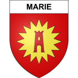 Marie 06 ville sticker blason écusson autocollant adhésif