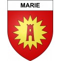 Marie Sticker wappen, gelsenkirchen, augsburg, klebender aufkleber