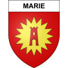 Marie Sticker wappen, gelsenkirchen, augsburg, klebender aufkleber