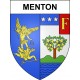 Menton 06 ville sticker blason écusson autocollant adhésif