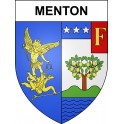 Menton 06 ville sticker blason écusson autocollant adhésif